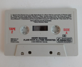 Henry Mancini Plays Your All-Time Favorites Tape 2 Cassette Only - £1.54 GBP