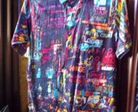 Robert Graham Hustle N Bustle Short Sleeve New York Button Up Shirt Size... - $145.00