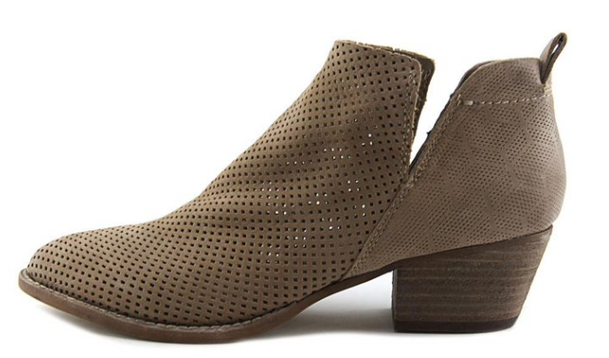 Dolce Vita Stiefel Damen Sonya Perforiert Knöchel Brown Absatz ohne Bügel Item image 2