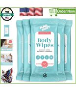 Thick and Durable Bath Wipes - 50 XL No-Rinse Shower Wipes for All Skin ... - $921.56 MXN