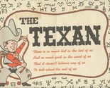 The Texan Placemat Poem Cattle Brands  - $17.82