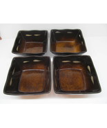 Mikasa Gallatin Set Of Four 5 3/4&quot; Square Cereal Bowls In Good Used Cond... - £21.67 GBP