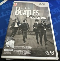 The Beatles: Rock Band (Nintendo Wii, 2009) Complete w/ Manual &amp; Inserts- Tested - £8.23 GBP