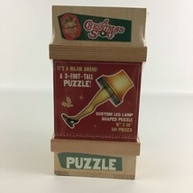 A Christmas Story 500 Piece Puzzle 3 Foot Tall Leg Lamp Fragile 2008 USA... - $42.52