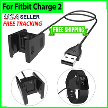 Charger For Fitbit Charge 2 Usb Charging Cable Activity Wristband Cord W... - £10.22 GBP