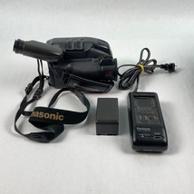 Panasonic Palmcorder IQ PV-IQ304D VHS-C Camcorder Bundle FOR PARTS OR RE... - $29.95