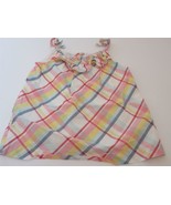 Janie and Jack Plaid Strappy Top 5T EUC - $10.35