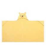 Winnie The Pooh Kids Wearable Hooded Terry Character Bath Towel Hooded Wrap - $453.96 MXN