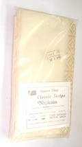  Sears Hostess Shop Classic Stripe Napkins New  Set of 4 - £13.64 GBP