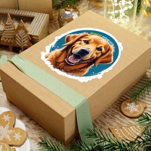 Golden retriever dog stickers ( kiss-cut ) light - Retriever Puppy - Cut... - $10.99