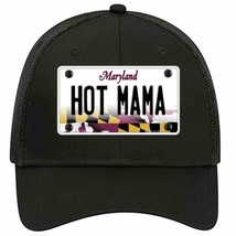 Hot Mama Maryland Novelty Black Mesh License Plate Hat - £23.28 GBP