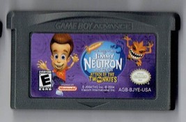 Nintendo Gameboy Advance Jimmy Neutron Attack Of The Twonkies Game Cart only - £15.16 GBP