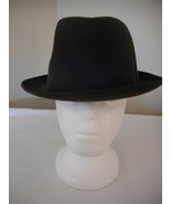 Vintage Wynewood Dark Grey Felt Fedora - Size 7 1/8 - $119.99