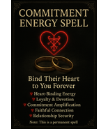 Commitment Energy Conjure – Bind Their Heart to You Forever - $228.04 CAD