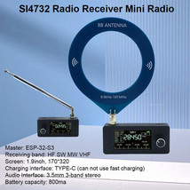 SI4732 Portable All-Band Radio 0.5-108MHz AM FM LSB USB HF SW MW VHF Rec... - £57.98 GBP