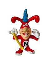Dominos Pizza Noid Rubber Toy Figure Vtg fast food advertising 1989 Wizard Wand - £23.26 GBP