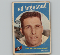 1959 Topps Ed Bressoud San Francisco Giants 19 - £2.40 GBP