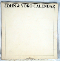 John Lennon &amp; Yoko Ono 1970 Calendar &quot;Paste Your Own Cover&quot; Photo Illust... - £20.82 GBP