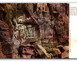 Della Foto Rocks Petroglyphs Prato Valley Wash Nevada Nv Unp DB Cartolin... - £6.36 GBP