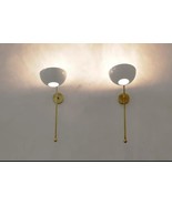 Set of 2 Beautiful Italian Wall Light Scone Brass Modern Vanity Light  - £237.74 GBP