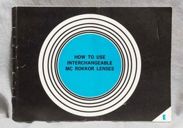 Vintage Minolta MC Rokkor Interchangeable Lenses Product Guide - $35.57
