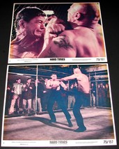 2 1975 Walter Hill Movie HARD TIMES 8x10 Lobby Cards Charles Bronson Cag... - $19.95