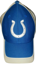 NFL Apparel Indianapolis Colts Embroidered Adjustable Gray Blue Hat Cap - £7.90 GBP