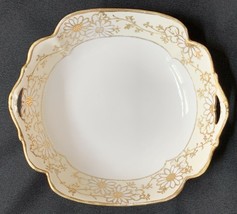 Antique NIPPON Hand Painted Raised Gold Gilded Floral Bowl Vintage Old Dishes - £69.85 GBP