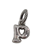 Authentic Brighton ABC Letter P Charm, J9062P, Silver Finish,  New - $11.38 CAD