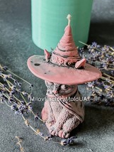 3d Witch Cat Silicone Mold - Magic Cat With Hat Mold - Witchy Cat Candle Mold - $35.77