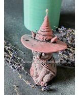 3d Witch Cat Silicone Mold - Magic Cat With Hat Mold - Witchy Cat Candle... - £28.26 GBP