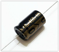 Axial Electrolytic Capacitor, 10uF, 450V - Lot of 10 - £35.89 GBP