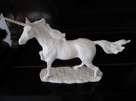 Compatible with White Bisque Unicorn Figurine 9 X 11 - £96.43 GBP