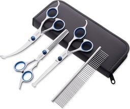 Dog Grooming Scissors for Dogs with Safety Round Tips, 5 in - £16.88 GBP