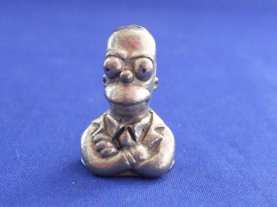 Clue Simpsons Homer Mr. Green Token Replacement Pewter Piece 1st Edition 2000 - $4.45