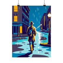 Vintage City Escape Matte Vertical Poster - Perfect for Home Decor - $26.57