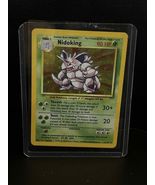Nidoking - 11/102 - Holo Rare - Unlimited Edition Base Set Pokemon Damag... - $412.33 MXN