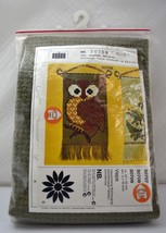 Vintage Oehlenschlager Owl Embroidery Wall Hanging Kit 9&quot; x 18&quot; - Denmark - £22.22 GBP