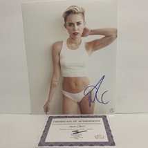 Miley Cyrus (Pop Singer) Signed Autographed 8x10 glossy photo - AUTO w/COA - $45.42