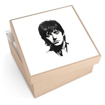 Black &amp; White Paul McCartney Portrait Sticker: Premium Vinyl, Various Si... - $10.30+