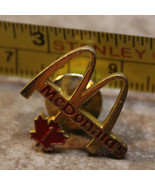McDonalds One Year Canada Arches Service Award Collectible Pinback Pin B... - £8.68 GBP