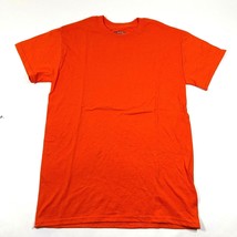 Neu Gildan Trockenmischung T-Shirt Herren XL Orange Rundhals 50/50 Cotton Blend - £6.05 GBP