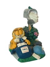 Garfield Danbury Mint Figurine Sculpture Jim Davis Vtg Gift Return Sende... - $39.55