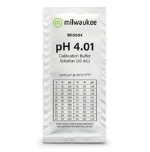 Milwaukee M10004 pH 4.01 Calibration Solution Sachet-(20 ml) - £6.38 GBP