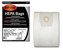 EnviroCare Replacement HEPA Filtration Vacuum Cleaner Bags made to fit Riccar 14 - £13.33 GBP