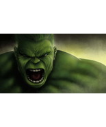The Avengers The Hulk Angry Bruce Banner Face Edible Cake Topper Image A... - €24,63 EUR