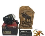 Zebco QG200DL Depth Locator Vintage Fishing Reel and extra Lures Accesso... - $32.73