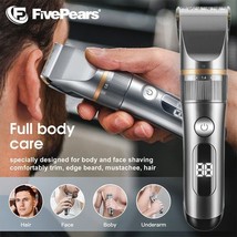 FivePears Professional Men&#39;s Hair Clipper Beard Trimmer Haircut Machine ... - £35.99 GBP