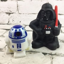 Disney Star Wars Bath Toys Darth Vader R2-D2 EUC Clean - $9.89