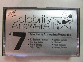 Celebrity Answeralls #7 Cassette Telephone Answering Messages *Tested* 1983 Oop - £7.81 GBP